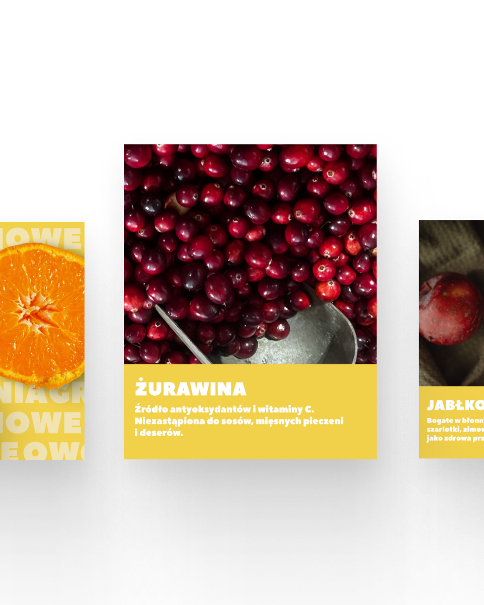 Projekt social media dla Degusta - marki premium z branży spożywczej. Apetyczne fotografie kulinarne i kolorowe posty przyciągające uwagę miłośników dobrego jedzenia. Wyrazista identyfikacja wizualna z charakterystycznym pomarańczowym motywem. Przykład realizacji MOKO Creative Studio w obszarze food marketingu, gdzie kluczowe jest budowanie pożądania produktu poprzez jakościową fotografię i spójną komunikację wartości marki.